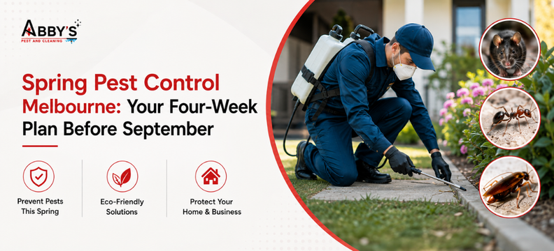 Spring Pest Control Melbourne: Your Four-Week Plan Before September
